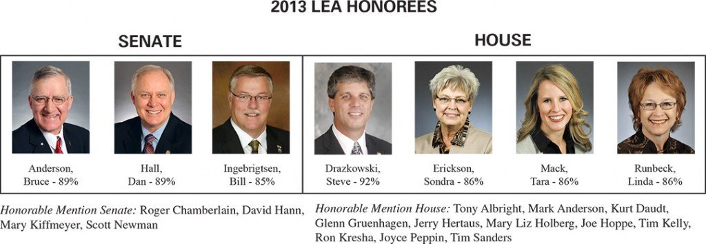 2013 MN-LEA Honorees